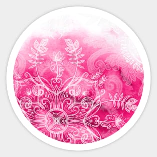 Pink + Patterns Sticker